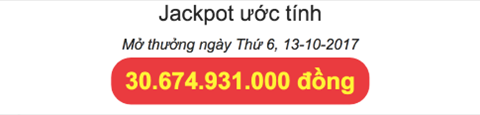 Thong ke Vietlott 13-10-2017-Jackpot-uoc-tinh Thong ke Vietlott 13-10-2017-Jackpot-uoc-tinh